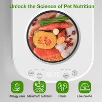 Filtro de olores y Diseño Seguro Cocina de alimentos para mascotas Gran CAPACIDAD DE 3.5L y fabricante automático de alimentos para mascotas Con 3 modos Cocinar, calentar, limpiar