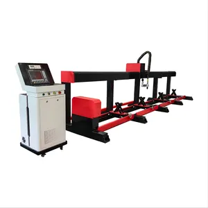 Tube CNC Plasma Cutting Machine Round Metal Stainless Steel Carbon Steel Aluminum Circle Pipe Automatic 220V/380V Provided
