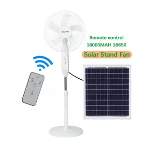 Hot Sale 9/12V DC Battery Rechargeable AC/DC Solar Air Cooler Fan With Solar Panel AC Cooler Fan For Home Appliance