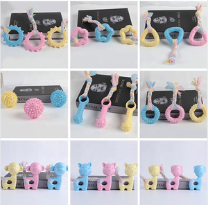 Toptan üretici TPR kauçuk çiğnemek kedi ve köpek oyuncaklar çok şekiller ile dayanıklı ve sürdürülebilir komik sevimli interaktif Set - Product Image 6