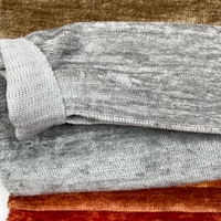 Tissus de canapé en chenille de fabrication professionnelle, vente en gros, 100% polyester, textile d'ameublement, couleur personnalisée