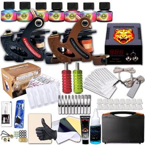Nouvel arrivage : Kit de machine à tatouer à double bobine avec accessoires complets pour atelier de tatouage professionnel et fournitures d'art corporel - Product Image 6