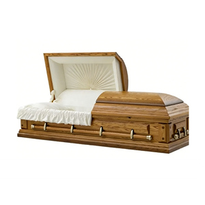 <span class=keywords><strong>Cercueil</strong></span> en MDF économique avec placage, design KD, intérieur satiné pour bébé et adulte, service funéraire rentable, crémation directe - Product Image 2