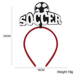 Nouveau bandeau de football avec motif ballon de soccer, thème États-Unis-Canada-Mexique, pour fournitures décoratives de fête, accessoires pour fans et articles promotionnels - Product Image 6