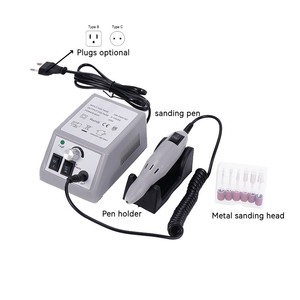Perceuse à ongles électrique pratique professionnelle 20000 tr/min Machine de fichier électronique avec <span class=keywords><strong>salon</strong></span> d'enlèvement d'ongles en acrylique et base de forage - Product Image 4
