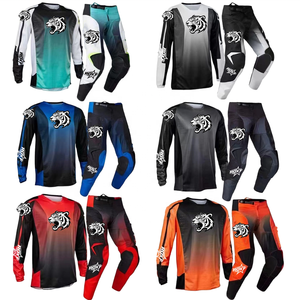 Conjunto de Jersey y Pantalones de Motocross Personalizados para Hombre, Jersey de <span class=keywords><strong>Ciclismo</strong></span> de Manga Larga para Hombre - Product Image 1