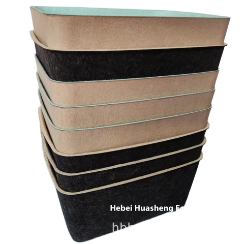 Modern Design Heat-Resistant Felt Storage Box Integrated Felt Tray Clothing Organizer Storage Basket