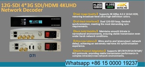 (D7i <span class=keywords><strong>Pro</strong></span>) Décodeur vidéo IP UHD 4K H.265 monocanal Telecom <span class=keywords><strong>IPTV</strong></span> - Product Image 3