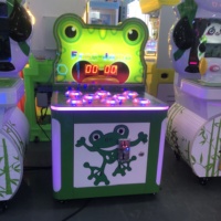 Machine d'arcade à monnayeur pour enfants, jeu de frappe au marteau de grenouille en métal, avec garantie d'un an