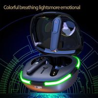 Headphone Game OEM olahraga earbud nirkabel 5.1 Headset Earphone in ear tampilan Digital headphone Game Pro60 tahan air