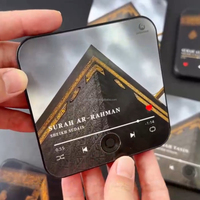 Aimant de Réfrigérateur Personnalisable DIY Musique Coran vierge pour Sublimation, Aimant de Réfrigérateur Photo Musical Personnalisé, Lecteur de Musique Bluetooth pour Mur et Réfrigérateur