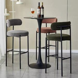 Tabourets <span class=keywords><strong>de</strong></span> bar modernes <span class=keywords><strong>de</strong></span> style italien, haut <span class=keywords><strong>de</strong></span> gamme, <span class=keywords><strong>l</strong></span>égers et robustes, avec dossier, pour bar à domicile, salon, école - Product Image 6
