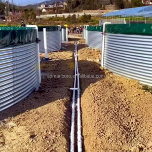 <span class=keywords><strong>SDM</strong></span> 10 M3 rotondo zincato irrigazione agricola in acciaio ondulato serbatoio di stoccaggio dell'acqua - Product Image 3