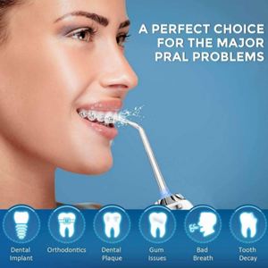 Irrigador Bucal Eléctrico Recargable de 220 ml, Mini Irrigador de Agua, Resistente al Agua, Limpieza Dental, Cuidado Bucal Inalámbrico - Product Image 5