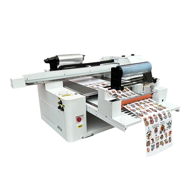 New Full-Automatic Flatbed UV Printer 6050 6090 4060cm I3200 U1 I1600 Crystal Label DTF A3 UV Ink Dual UV LED Curing