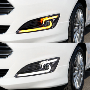 Feu stop LED pour <span class=keywords><strong>Ford</strong></span> <span class=keywords><strong>Fiesta</strong></span> 2013, 2014, 2015, 2016, tendance, éclairage de jour, anti-brouillard, DRL, avec <span class=keywords><strong>clignotant</strong></span> jaune - Product Image 5