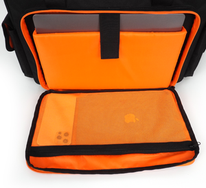 Sac à outils Tinyat, sac à dos d'électricien durable avec plusieurs poches, outils à main, sac à outils lourds, imperméable, noir - Product Image 4