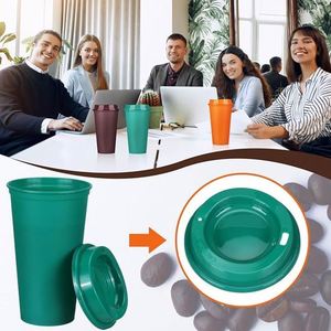 Taza de Café de Plástico de 355 ml, Nueva, Creativa, de Color Cambiante, Material PP, Directo de Fábrica, para Bebidas Promocionales - Product Image 2