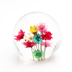 Planta botánica, flor prensada seca, epoxi, flor prensada real, flor de resina, decoración de boda - Product Image 1