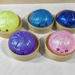 Simulation Steamed Bun Orange Banana Decompression Kneading Fun Slow Rebound Toy for All Ages - Product Image 3