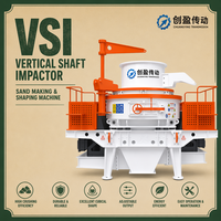 Concasseur à percussion modèle VSI1263, adapté au concassage et au façonnage, machine à sable à haut rendement pour la production d'agrégats de sable et de gravier