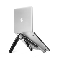IKATAK 2-en-1 Support pliable pour ordinateur portable et tablette Mini support d'ordinateur portable pour bureau à domicile