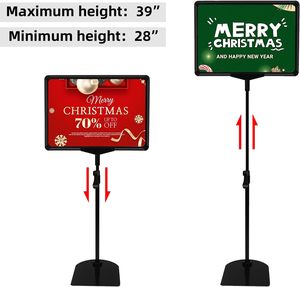 Soporte de señal reutilizable Soportes de señal para exhibición Publicidad Menú de negocios Flyer Signage Sign Holder Stand - Product Image 3