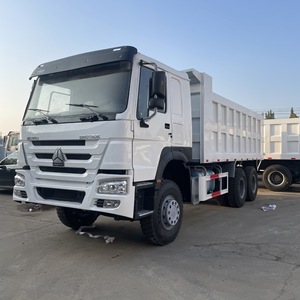 Sinotruk รถดัมพ์ HOWO มือสอง40Ton 6x4ยูโร2เครื่องยนต์ดีเซล Weichai พวงมาลัยซ้ายกล้องหลังรถบรรทุกหนักสำหรับทำเหมือง - Product Image 1