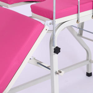Cama Obstétrica Manual a Precio de Fábrica, Mesa de Partos de Acero Inoxidable, Silla de Ginecología Plegable que Ahorra Espacio - Product Image 3