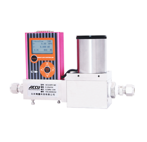 Promotion : Contrôleur de débit massique de gaz LCD en acier inoxydable, personnalisable, pour faibles débits d'air/oxygène, débitmètres d'eau et d'huile, OEM - Product Image 3