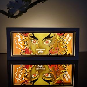 ชุดไฟแกะสลักกระดาษอนิเมะที่กำหนดเอง3D ไฟกลางคืนกรอบ <span class=keywords><strong>Kakashi</strong></span> Zorro ABS กล่องไฟอะนิเมะของขวัญที่ดีที่สุดสำหรับเพื่อน - Product Image 4