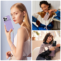 Étui de téléphone portefeuille en cuir PU haut de gamme pour iPhone 14 13 12 11 Pro max étui à bandoulière Portable