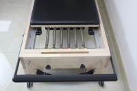 Cama de Pilates Reformer de Alta Calidad con Núcleo de Roble Macizo, Equipo de Pilates de Grado Comercial para Gimnasio, Cama de Fitness Resistente