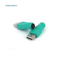 Adaptor USB ke PS2, USB Male ke 6Pin konektor Female untuk beralih Keyboard Mouse