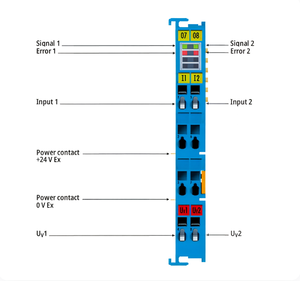 Nuevo Terminal de Entrada Digital Intrínsecamente Seguro Beckhoff ELX1052 Original en Stock, Módulo PLC EtherCAT NAMUR - Product Image 6