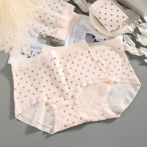 Celana Dalam Wanita Katun Berkualitas Tinggi Motif Cantik Dengan Pita Lembut Bernapas Ringan Celana Dalam Model Tinggi Ukuran Besar - Product Image 5