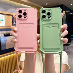 <span class=keywords><strong>Coque</strong></span> de téléphone souple à la mode à la mode pour <span class=keywords><strong>iPhone</strong></span> 16 15 14 <span class=keywords><strong>13</strong></span> 15 <span class=keywords><strong>Pro</strong></span> <span class=keywords><strong>Max</strong></span> <span class=keywords><strong>avec</strong></span> corde suspendue <span class=keywords><strong>coque</strong></span> de téléphone portable couleur TPU souple - Product Image 6