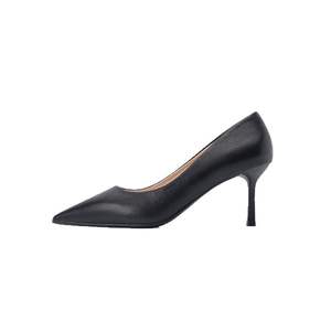 Escarpins <span class=keywords><strong>Nude</strong></span> en Cuir Véritable Souple pour Femme, Talons Hauts de 5 cm, Chaussures de Travail Confortables pour les Trajets Quotidiens, Professionnelles, Non Doublées, à Talon Bas - Product Image 5
