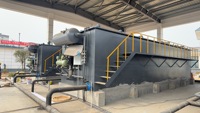 Machine de flottation à air dissous (DAF) pour abattoir de volailles avec PLC pour l'élimination du sang, des graisses et des plumes, recyclage des eaux usées, garantie 1 an