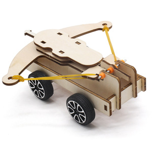 Coche Catapulta de Madera, Kit de Ciencia DIY, Juguete Educativo Manual para Niños de 7 a 9 Años - Product Image 1
