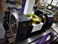 OEM Bassinet CNC 5ème axe WT-250 de table rotative