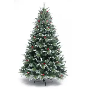 Wholesale High Quality Christmas Artificial Tree PVC/PE Inflatable Christmas Tree with Snow Festival Decor