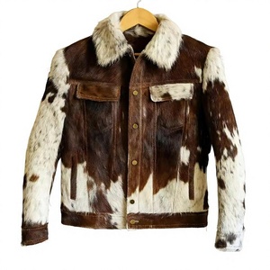 Chaqueta de Cuero para Hombre, Acolchada, Transpirable, de Secado Rápido, Resistente al Viento, con Cuello Alto y Logotipo Personalizado, Estilo Casual de Invierno, Venta al Por Mayor - Product Image 1