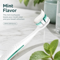 Dentifrice OEM Total Active Prevention Deep Clean, formule anti-caries au fluor, saveur menthe, lot de 3, 5,1 oz chacun
