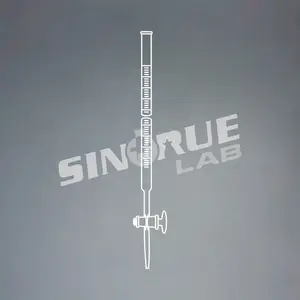 10毫升25毫升50毫升100毫升实验室琥珀色玻璃直旋塞式滴定管