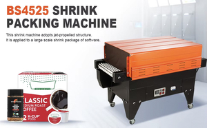 BS4525 Electric Automatic High Speed <b>Plastic</b> Film Tunnel Heater Printed Oven Stream Shrink <b>Wrap</b> Machine for Food Beverage Case - Product Image 5