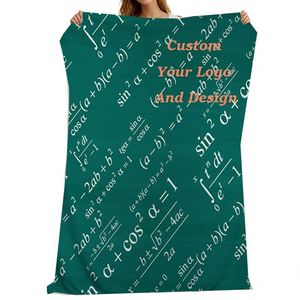 Couverture de lit personnalisée à motifs pour enfants, en tissu doux et léger, de couleur unie, en gros à bas prix - Product Image 1