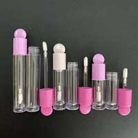 2.5ml 3ml 5ml Bonbons Brillant À Lèvres Tubes Kit Blanc rose Violet Mignon Brillant À Lèvres En Gros Ensemble Mini Nouveau Brillant À Lèvres Fun Designs