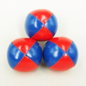 Juego de bolas de <span class=keywords><strong>malabares</strong></span> de cuero PU duradero, bola de peluche, Bola de <span class=keywords><strong>malabares</strong></span> colorida para clubes de entrenamiento de circo mágico para espectáculo de circo - Product Image 3