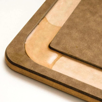Accessoires de cuisine portables chinois, planche à découper en fibre de bois, planche à découper en bois, vente en gros